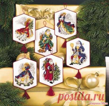Коллекция рождественских пинкипов &quot;Santas &amp; Angels Ornaments&quot; - Бискорню и другие &quot;кривульки&quot; - Страна Мам