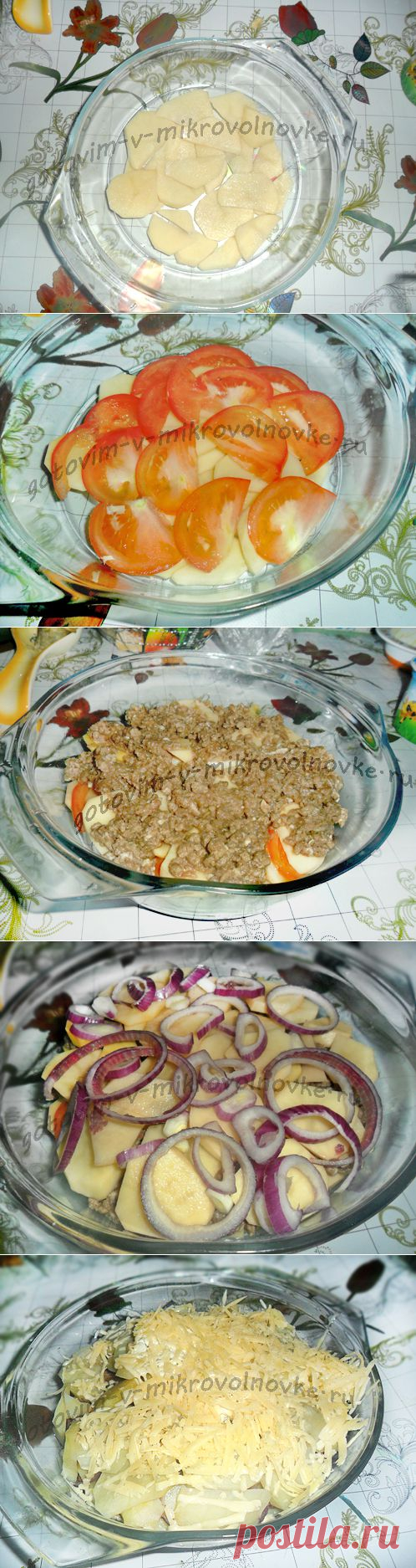 Мясная запеканка в микроволновке: рецепт с фаршем (с фото)