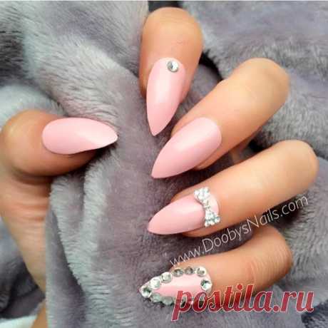 Innocently Sexy Pink Nail Designs