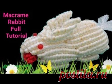 Macrame Rabbit Full Tutorial/ In Hindi / macrame Animal/ Toy
