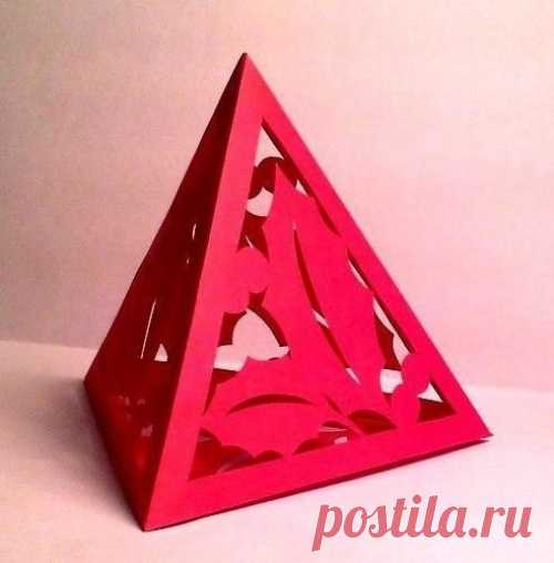 Шаблон для создания необычных бумажных фигур