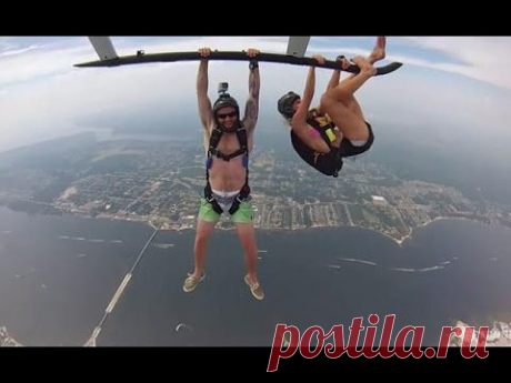 Сумашедшие трюки людей. Потрясающее видео!