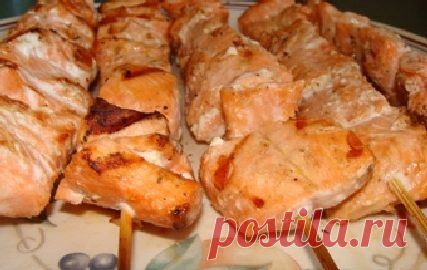 Шашлык из рыбы