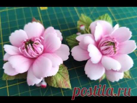 Милые Цветы Из Фоамирана 🌺 На Заколках Для Волос 🌺 БЕЗ ШАБЛОНА