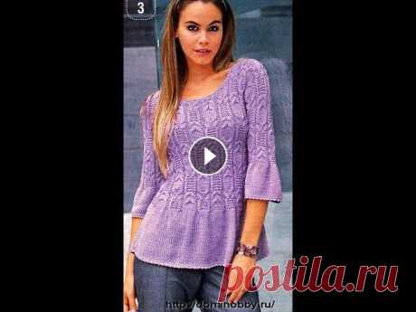 Связать Спицами Модный Женский Пуловер - МОДЕЛИ - 2019 / Knit with a Trendy Women's Pullover Связать Спицами Модный Женский Пуловер - МОДЕЛИ - 2019 / Knit with a Trendy Women's Pullover...
