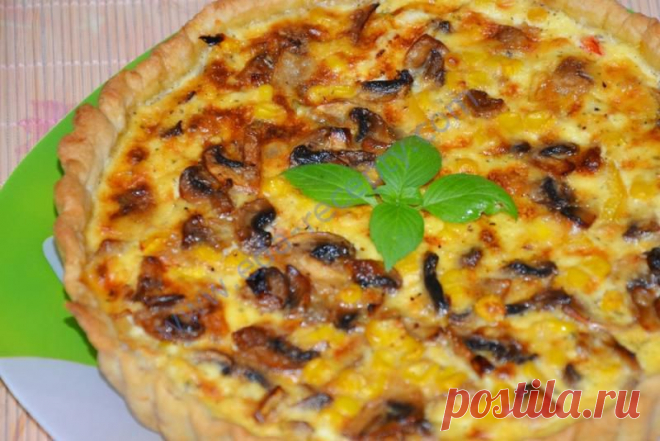 Киш с курицей рецепт с фото