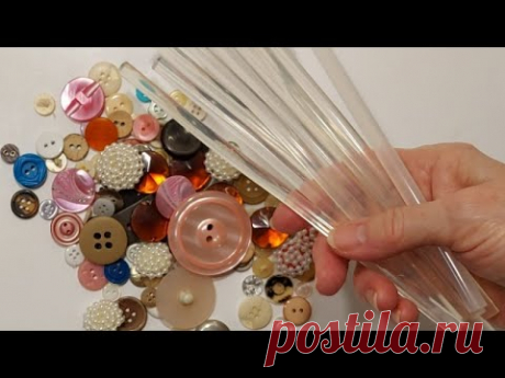 ГОРЯЧИЙ КЛЕЙ + ПУГОВИЦЫ большие !! Вы ПОТЕРЯЕТЕ ДАРРЕЧИ УДИВИТЕЛЬНОЙ ИДЕИ DIY красиво полезно пасха