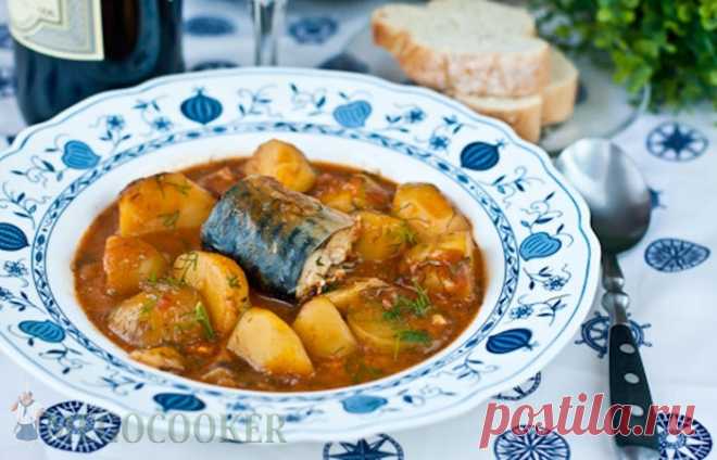 Рецепт рагу из скумбрии и картофеля в мультиварке — MEGOCOOKER