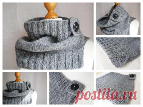 Шарф-снуд вязаный Universal / KNITLY.com - блог о рукоделии