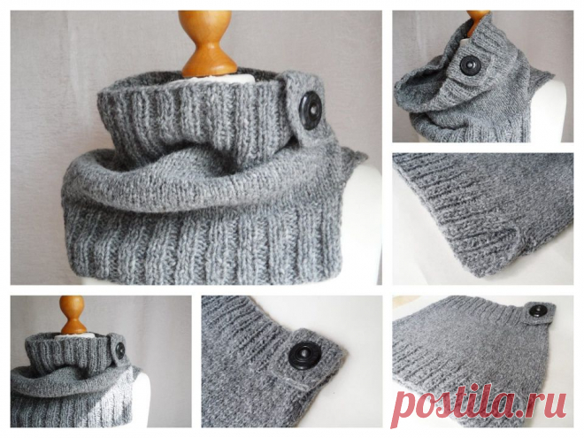 Шарф-снуд вязаный Universal / KNITLY.com - блог о рукоделии