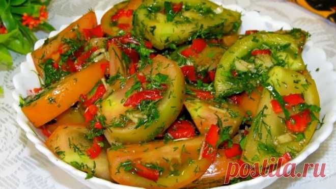 Маринованные Зелёные помидоры! Мировая закуска!