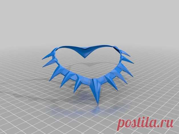 Black Panther Necklace by Jace1969 - Thingiverse