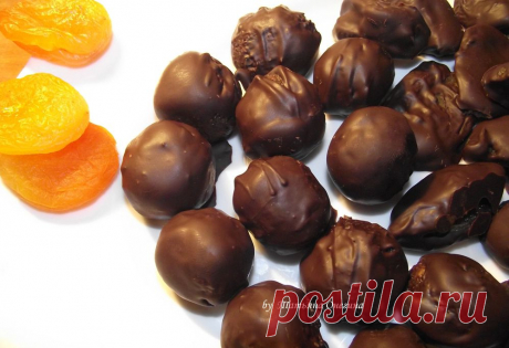 Чернослив и курага в шоколаде — домашние конфеты | Готовим душевно