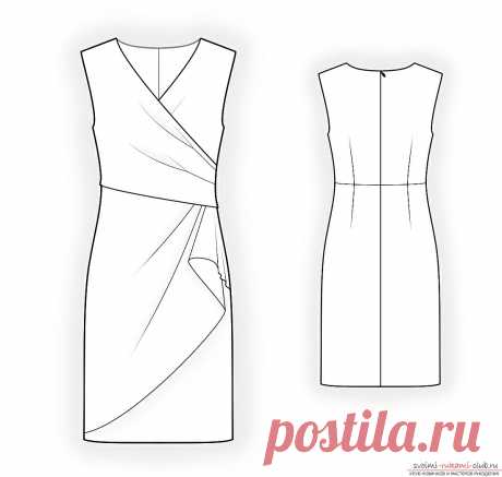Научитесь правильно делать простые и сложные выкройки шикарных платьев для полных.