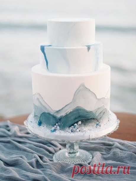 Тренд: свадебные торты в виде драгоценных камней - The-wedding.ru