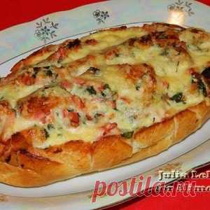 Батон-пицца: просто, быстро и вкусно!