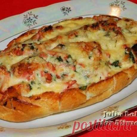 Батон-пицца: просто, быстро и вкусно!