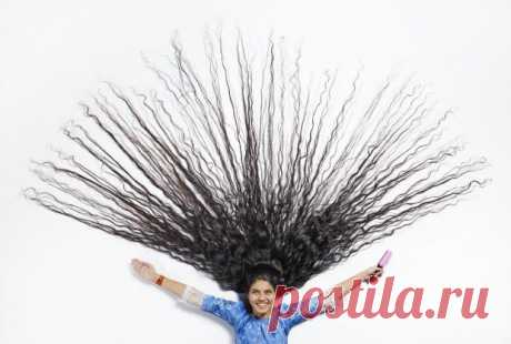 Индийская Рапунцель не стриглась 11 лет и стала девушкой с самыми длинными волосами