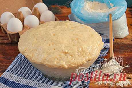 Сдобное тесто для пирожков без опары и замеса - пирожки всегда пышные, вкусные и долго не черствеют