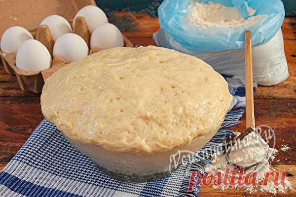 Сдобное тесто для пирожков без опары и замеса - пирожки всегда пышные, вкусные и долго не черствеют