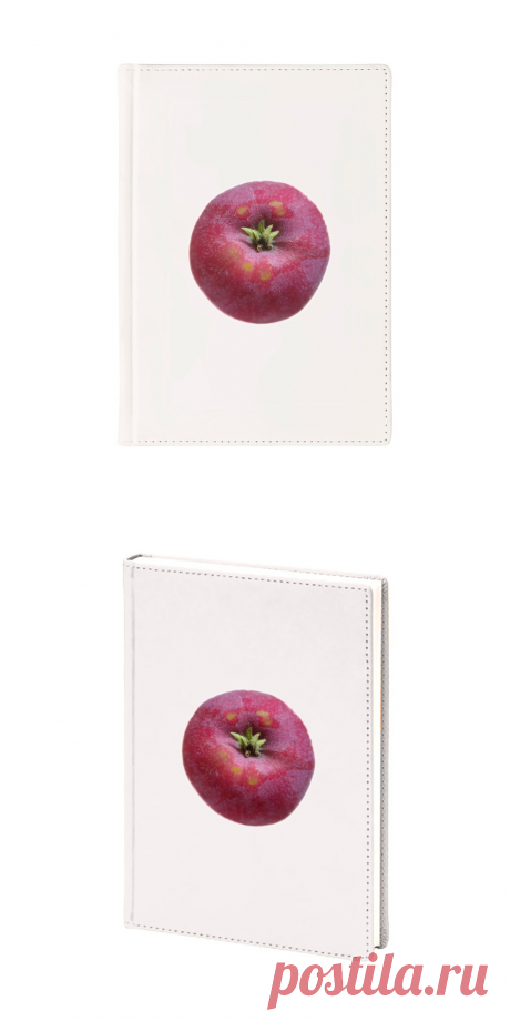 Ежедневник «Красное яблоко» цвет белый - дизайнер принта Anstey