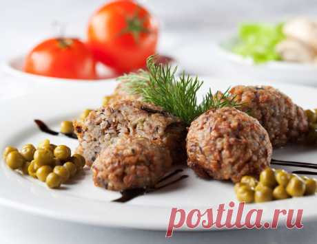 Котлеты из гречки с грибами