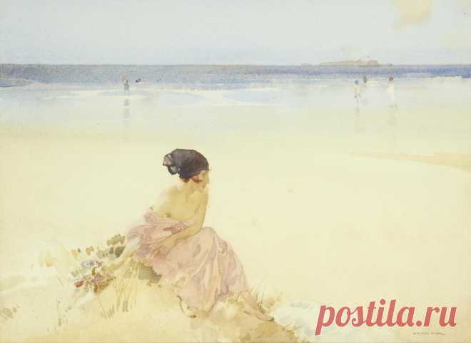 Дыхание Акварели. Сэр Уильям Рассел Флинт (Sir William Russell Flint, 1880-1969, Шотландия)