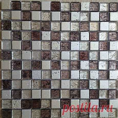 Design decor glass mosaic kitchen tile backsplash SGMT043 stone mosaic mix glass mosaic bathroom tile glass stone mosaics [SGMT043] - $19.09 : MyBuildingShop.com