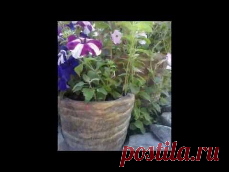 Садовые горшки из бетона мк