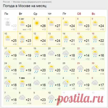 GISMETEO.RU: В Москву приходит последняя жара в этом сезоне - О погоде | Новости погоды.