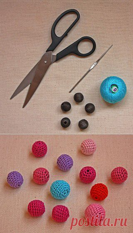 &quot;Как обвязать бусину&quot; - Ярмарка Мастеров - ручная работа, handmade
