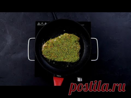 Шницель в зеленой панировке - Рецепты от Со Вкусом