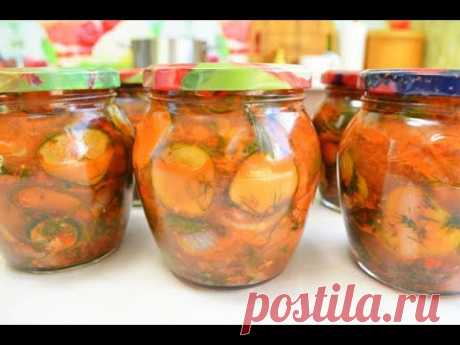 ОГУРЦЫ &quot;ПО- КУПЕЧЕСКИ&quot; Вкусный салат из огурцов на зиму
