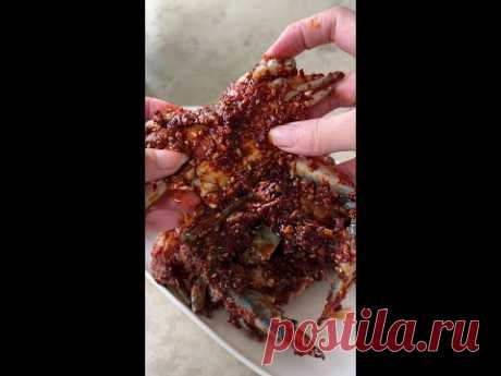 Raw Marinated Crab