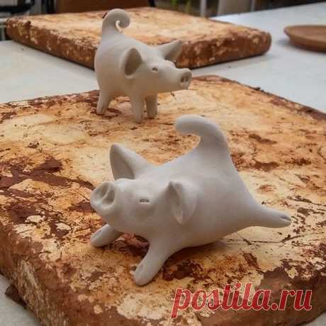 Красотки, я считаю!))) #glücksschwein #schwein #pigs #ceramics #ceramicstudio
