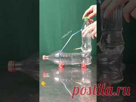 Smart eternal flowing water without electricity using plastic bottles