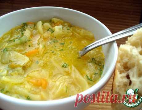 Луковый суп с капустой и лимоном – кулинарный рецепт