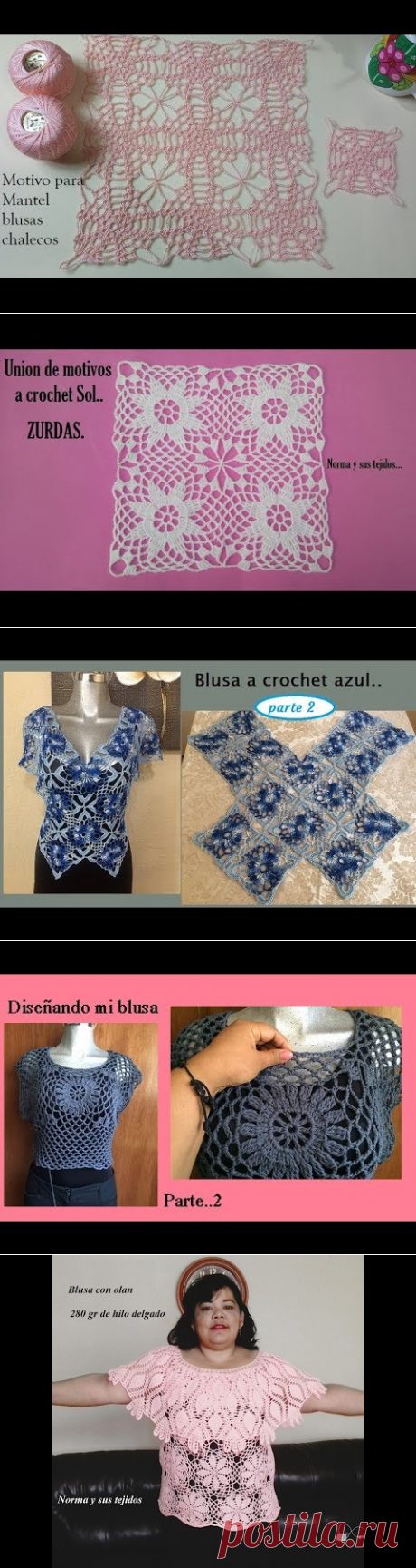 (151) Top,blusa o vestido en crochet, crea tu propio diseño! - YouTube