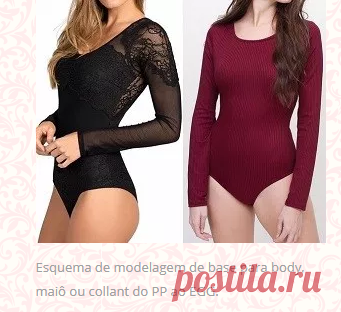 Base para body, maiô e collant | DIY - molde, corte e costura - Marlene Mukai