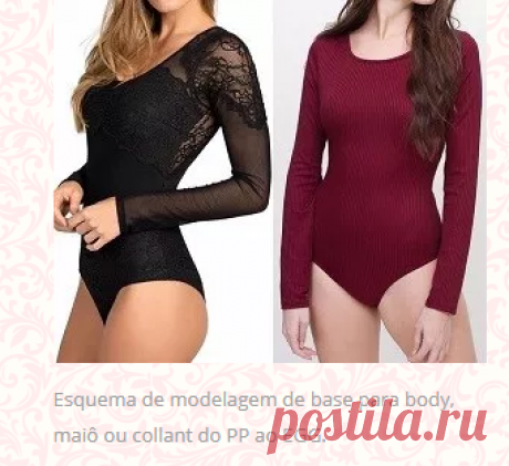Base para body, maiô e collant | DIY - molde, corte e costura - Marlene Mukai