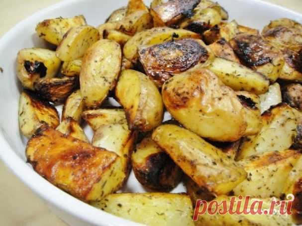 Гарнир из картофеля в духовке - пошаговый рецепт с фото на Повар.ру