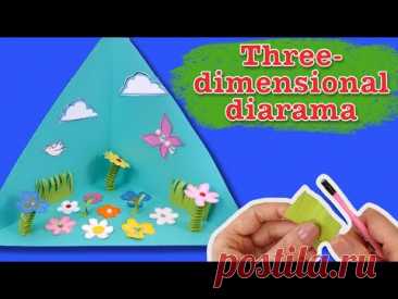 Create a Stunning 3D Diorama with Flowers and Butterflies | DIY Craft Tutorial