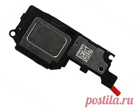 Звонок для Huawei P Smart Z STK-LX1, STK-L21, STK-L01, STK-LX3, STK-L03 в сборе в пластиковом корпусе. Динамик полифонический, нижний воспроизводит мелодии вызова, музыку, сигналы оповещения, звук на громкой связи и при просмотре видео.