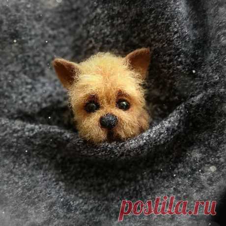 Прелестные крошечные войлочные животные