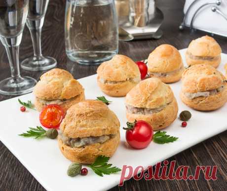 Профитроли с форшмаком - Пошаговый рецепт с фото | Закуски | Вкусный блог - рецепты под настроение