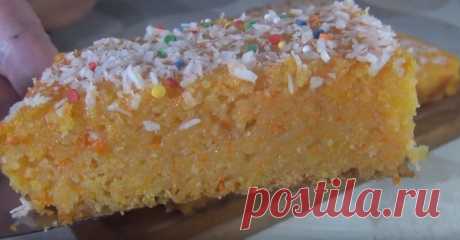 Сытный, вкусный и яркий! Манник с тыквой — Фактор Вкуса