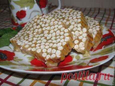 Сладкая колбаска из соломки
