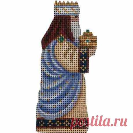 Small Nativity – Blue Magi Adorable high-quality Small Nativity - Blue Magi. The Needlepointer is a full-service shop specializing in hand-painted canvases, thread fibers, needlepoint books, accessories, needlepoint classes and much more.