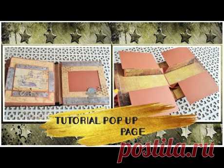 ПОП АП СТРАНИЦА / СКРАПБУКИНГ/ SCRAPBOOK TUTORIAL / SCRAPBOOK IDEAS / POP UP ALBUM