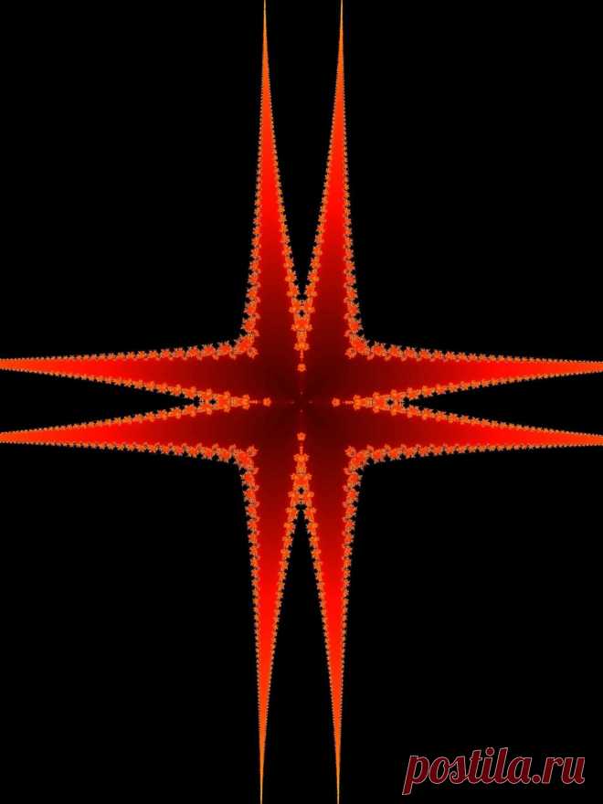 Red Fractal Star  Free Stock Photo HD - Public Domain Pictures